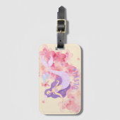 Niedliche Meerjungfrau für Mädchen Gepäckanhänger (Vorderseite Vertikal)