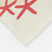 Niedliche Meerjungfrau im farbenfrohen Ozean Fleecedecke (Ecke)