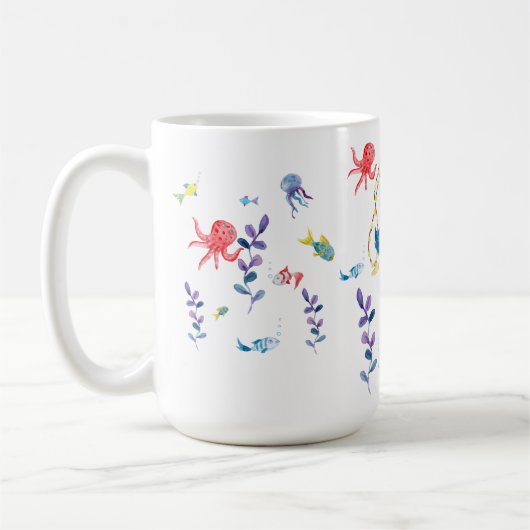 Niedliche Meerjungfrau Kaffeetasse (Links)