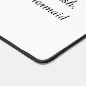 Niedliche Meerjungfrau mit Seepferden Schreibtisch Schreibtischunterlage (Ecke)