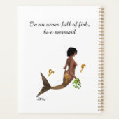 Niedliche Meerjungfrau mit Seepferden Tagesplaner Planer (Rückseite)