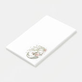 Niedliche Meerjungfrau Post-it Klebezettel (angewinkelt)