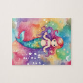 Niedliche Meerjungfrau Puzzle (Horizontal)