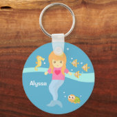Niedliche Meerjungfrau Schlüsselanhänger (Vorderseite)