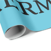 Niedliche Meerjungfrau (schönes Schwarzes Mädchen) Geschenkpapier (Rolleneckpunkt)