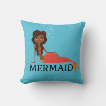 Niedliche Meerjungfrau (schönes Schwarzes Mädchen)