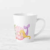 Niedliche Meerjungfrau unter Wasser Milchtasse (Rechts)