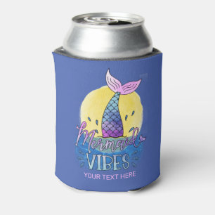 Niedliche Meerjungfrau-Vibes Name Ozean Strand Dosenkühler