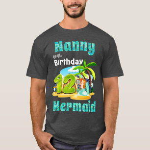 Niedliche Meerjungfrau vom 12. Geburtstag T-Shirt