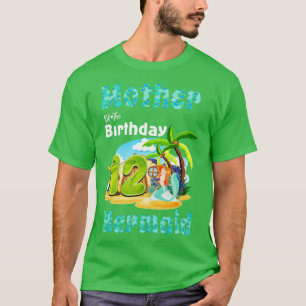 Niedliche Meerjungfrau vom 12. Geburtstag T-Shirt