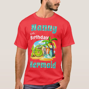 Niedliche Meerjungfrau vom 16. Geburtstag T-Shirt