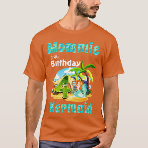 Niedliche Meerjungfrau-Zeit am 4. Geburtstag T-Shirt