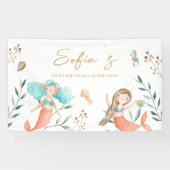 Niedliche Meerjungfrauen Banner (Horizontal)