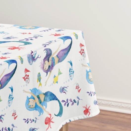 Niedliche Meerjungfrauen Tischdecke (Beispiel)