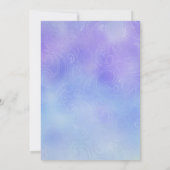 Niedliche Meerjungfrauen unter dem Meer - Zwilling Einladung (Rückseite)