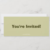 Niedliche Meerkat Party Einladung (Rückseite)