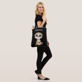 Niedliche Meerkat und Blume Personalisiert Tasche (Am Model)