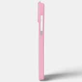 Niedliche Meerkat und Schmetterling auf rosa Case-Mate iPhone Hülle (Rückseite / Links)