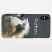 Niedliche Meerschweinchen-Tafel personalisiert Case-Mate iPhone Hülle (Rückseite (Horizontal))