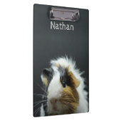 Niedliche Meerschweinchen-Tafel personalisiert Klemmbrett (Rechts)