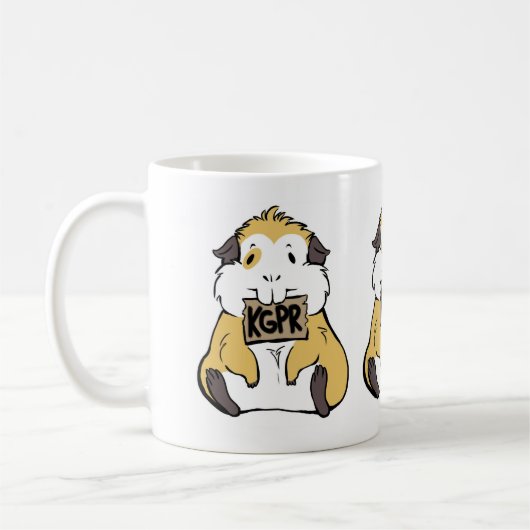 Niedliche Meerschweinchen-Tasse Kaffeetasse (Links)