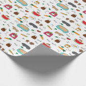 Niedliche Meerschweinchencavy-Haustiere Geschenkpapier (Ecke)