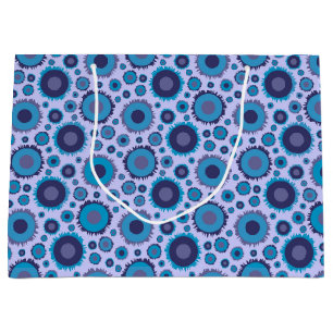 Niedliche, mehrblaufarbige Suns-Muster Große Geschenktüte