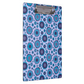 Niedliche, mehrblaufarbige Suns-Muster Klemmbrett (Rechts)