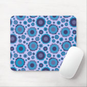 Niedliche, mehrblaufarbige Suns-Muster Mousepad (Mit Mouse)