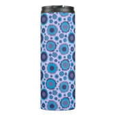 Niedliche, mehrblaufarbige Suns-Muster Thermosbecher (Rückseite)