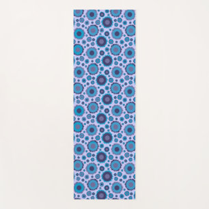 Niedliche, mehrblaufarbige Suns-Muster Yogamatte