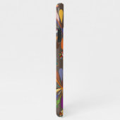 Niedliche mehrfarbige Blume iPhone Hülle (Rechte Seite)