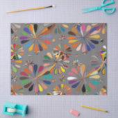 Niedliche mehrfarbige Blume Seidenpapier (Basteln)