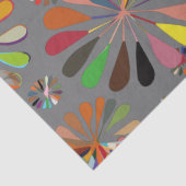 Niedliche mehrfarbige Blume Seidenpapier (Detail)