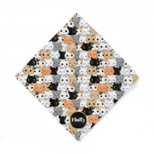 Niedliche mehrfarbige Cartoon Katzen