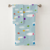 Niedliche mehrfarbige Fliegenkite Kinder Badhandtuch Set (Insitu)