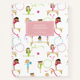 Niedliche mehrfarbige Gymnastik Kinder Girl Indivi Notizblock