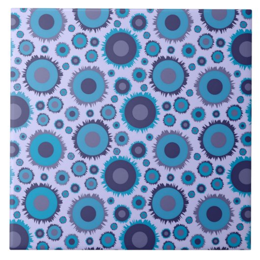 Niedliche mehrfarbige Muster Fliese (Vorderseite)