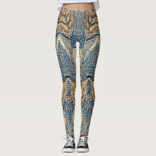 Niedliche mehrfarbige Textur "Ratti_Creative_Arts" Leggings