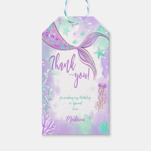 Niedliche Merkzettel Geschenkanhänger (Vorderseite)