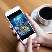 Niedliche Mermaid Baby Dusche Einladung