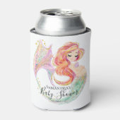 NIEDLICHE MERMAID BABY SHOWER Mother Can Cooler Dosenkühler (Kanne Vorderseite)