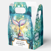 Niedliche Mermaid Babydusche Geschenkschachtel (Geöffnet)