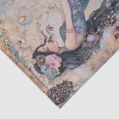 NIEDLICHE MERMAID DECOUPAY SEIDENPAPIER (Ausschnitt)