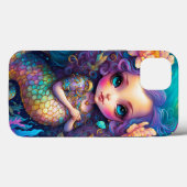 Niedliche Mermaid Fantasy Art Case-Mate iPhone Hülle (Rückseite (Horizontal))