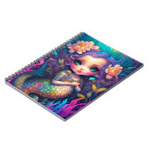 Niedliche Mermaid Fantasy Art Notizblock (Linke Seite)