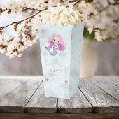 Niedliche Mermaid Girl Birthday Party Popcorn Box Geschenkschachtel