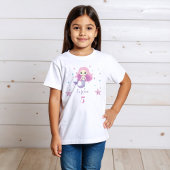 Niedliche Mermaid Girl Birthday Party T-Shirt