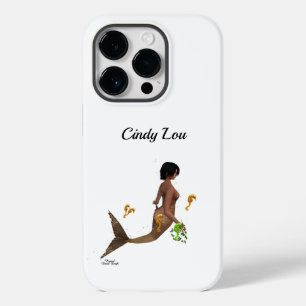 Niedliche Mermaid mit Seepferden Handy Fall Case-Mate iPhone 14 Pro Hülle