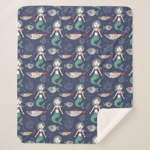 Niedliche Mermaid Pattern Decken